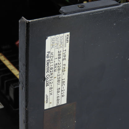 Fuji Electric FMD-1AC-21A 1.5KW AC Spindle Drive VFD 220-230V 50/60HZ  No Cover