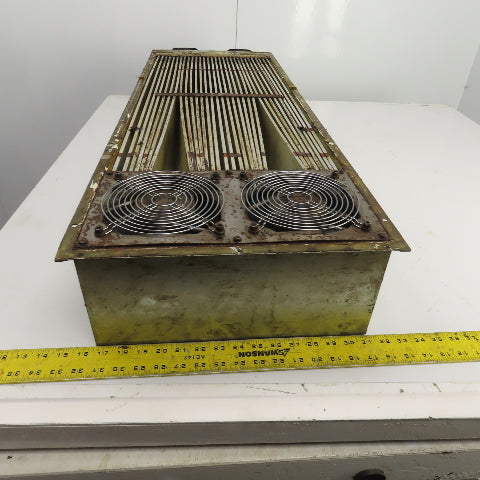 Tsuge Type 600W Heat Exchanger Assembly W/Fans 44-1/2" L x 15-3/4" W