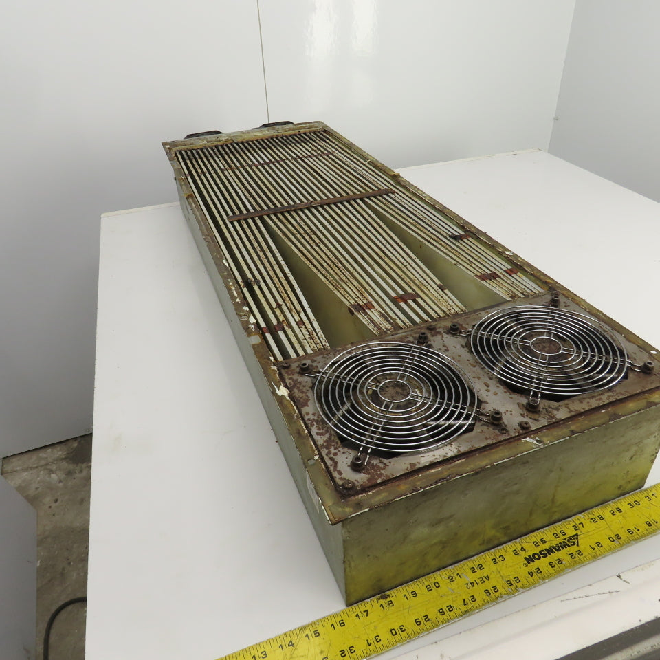 Tsuge Type 600W Heat Exchanger Assembly W/Fans 44-1/2" L x 15-3/4" W