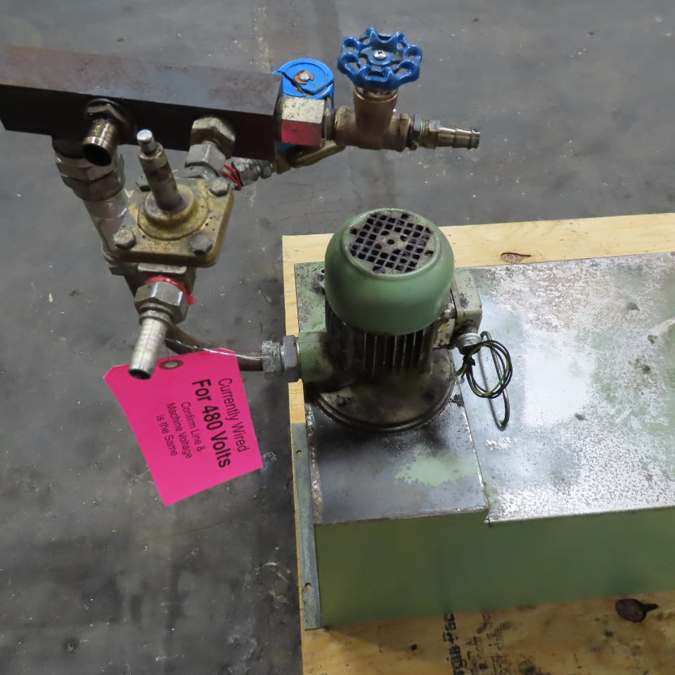 FSP FM800 Coolant Recovery Recycling Tank W/ Magnetic Skimmer 480V 3Ph 35 Gallon