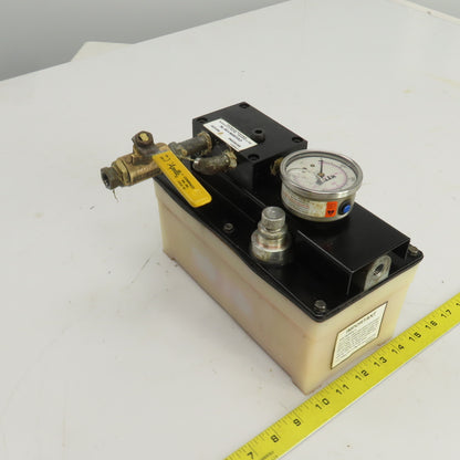 SPX Hytec 100987 Model G No.9614 Manifold Air/Hydraulic Pump Unit 4800PSI 330BAR