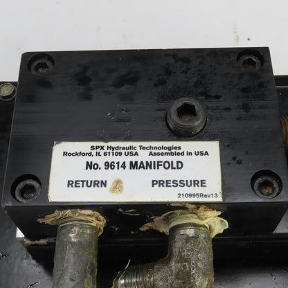 SPX Hytec 100987 Model G No.9614 Manifold Air/Hydraulic Pump Unit 4800PSI 330BAR