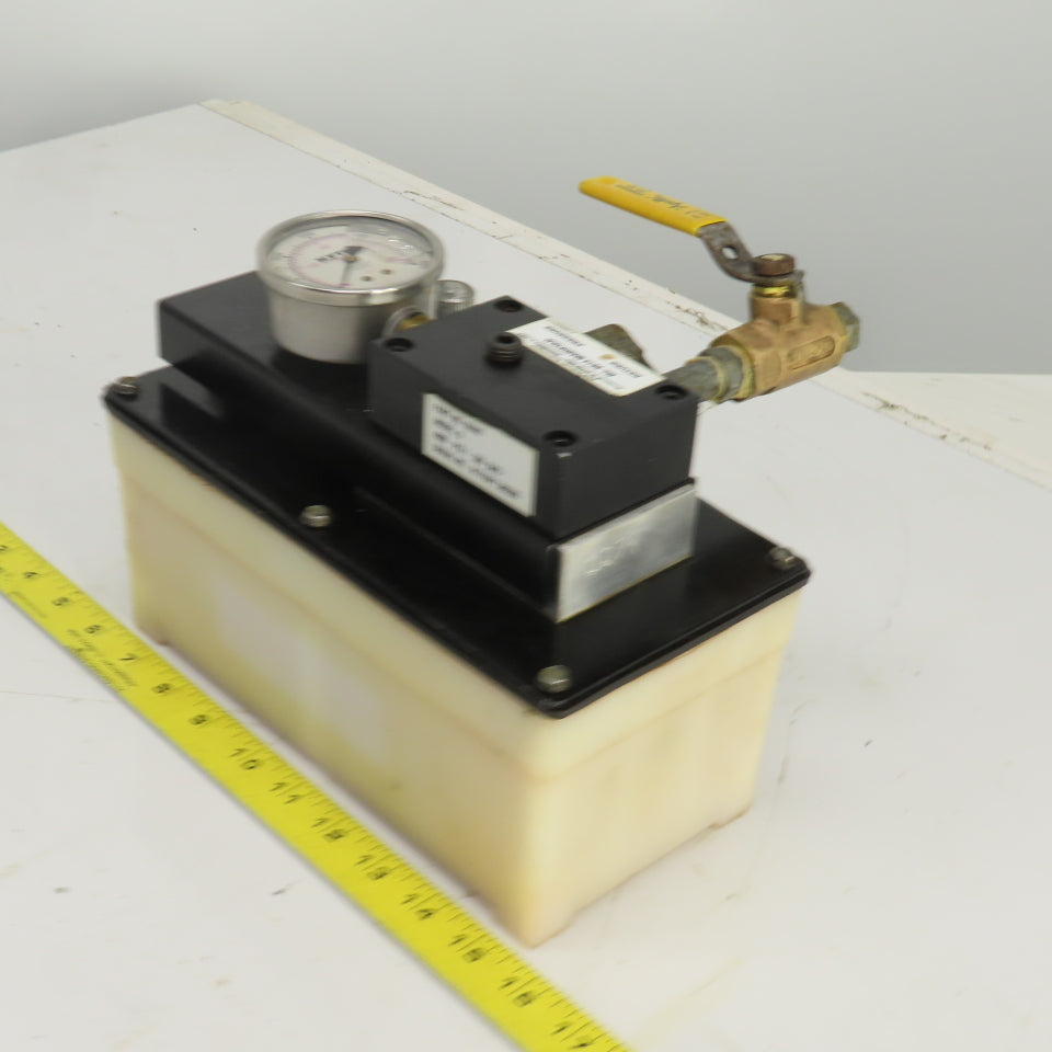 SPX Hytec 100987 Model G No.9614 Manifold Air/Hydraulic Pump Unit 4800PSI 330BAR