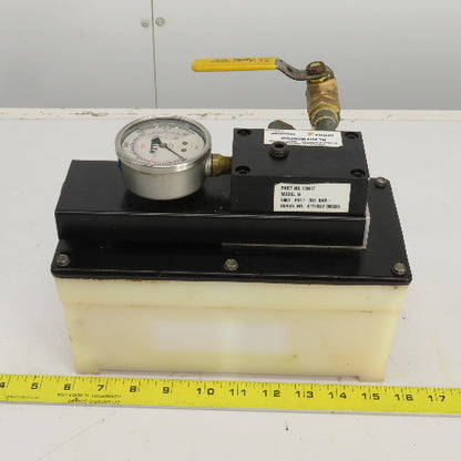 SPX Hytec 100987 Model G No.9614 Manifold Air/Hydraulic Pump Unit 4800PSI 330BAR