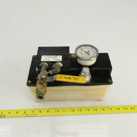 SPX Hytec 100987 Model G No.9614 Manifold Air/Hydraulic Pump Unit 4800PSI 330BAR
