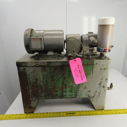 Racine 14 Gallon 1-1/2HP Hydraulic Pump Unit 208-230/460V 3PH