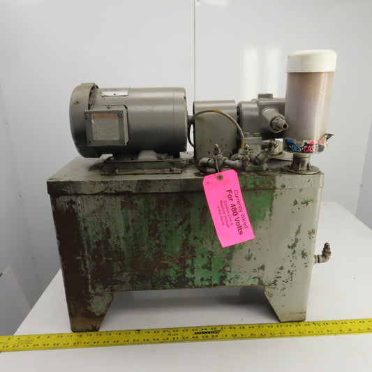 Racine 14 Gallon 1-1/2HP Hydraulic Pump Unit 208-230/460V 3PH