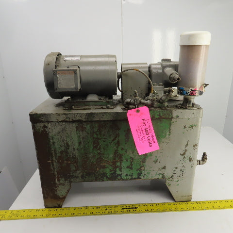 Racine 14 Gallon 1-1/2HP Hydraulic Pump Unit 208-230/460V 3PH