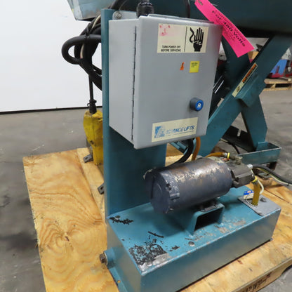 Advance Lifts P-4024 4000Lb 44" x 32" Scissor Lift Hydraulic Table 24" Lift 440V