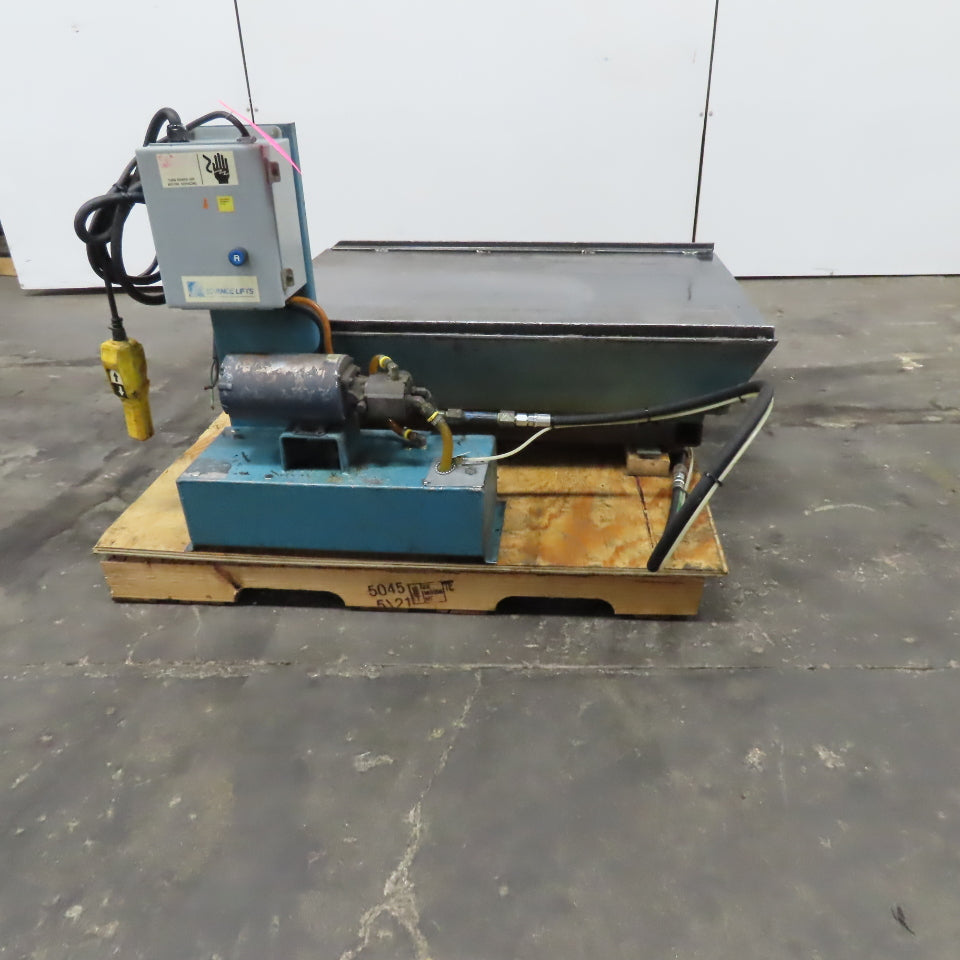 Advance Lifts P-4024 4000Lb 44" x 32" Scissor Lift Hydraulic Table 24" Lift 440V