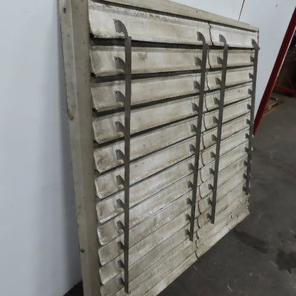 57" x 57" Exhaust Intake Mechanical Louver Shutter