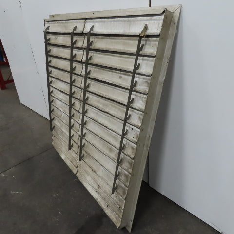 57" x 57" Exhaust Intake Mechanical Louver Shutter
