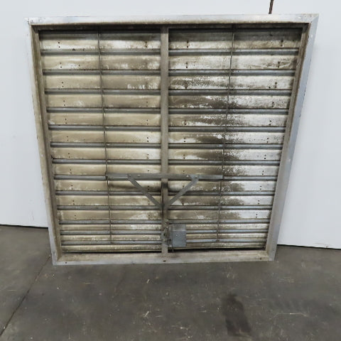 57" x 57" Exhaust Intake Mechanical Louver Shutter