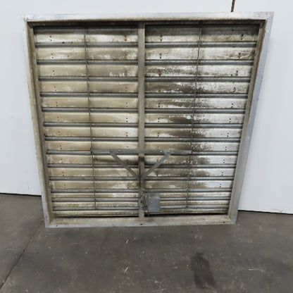 57" x 57" Exhaust Intake Mechanical Louver Shutter