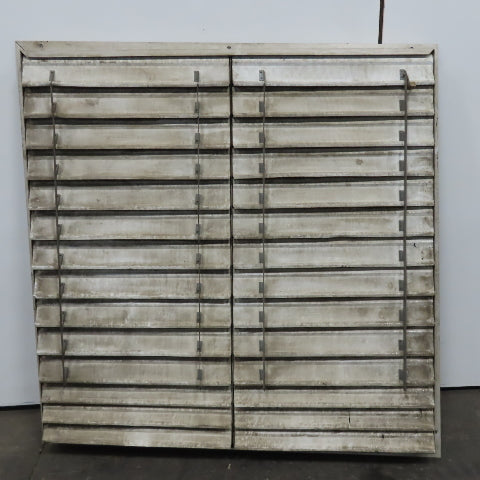 57" x 57" Exhaust Intake Mechanical Louver Shutter