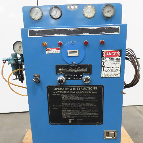 Quincy QSI-350 480V Auto Dual Control From Air Compressor Main Control Cabinet