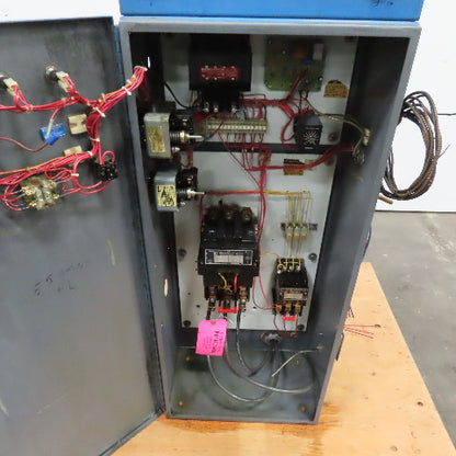 Quincy QSI-350 480V Auto Dual Control From Air Compressor Main Control Cabinet