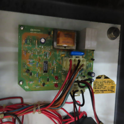 Quincy QSI-350 480V Auto Dual Control From Air Compressor Main Control Cabinet