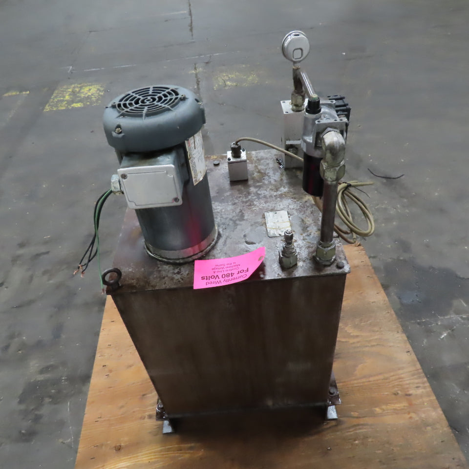Parker V-Pak V37KM33PMR1/10 Hydraulic Power Unit 3Hp 230/460V 35 Gallon