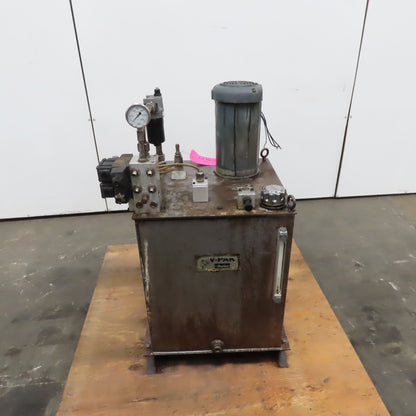 Parker V-Pak V37KM33PMR1/10 Hydraulic Power Unit 3Hp 230/460V 35 Gallon