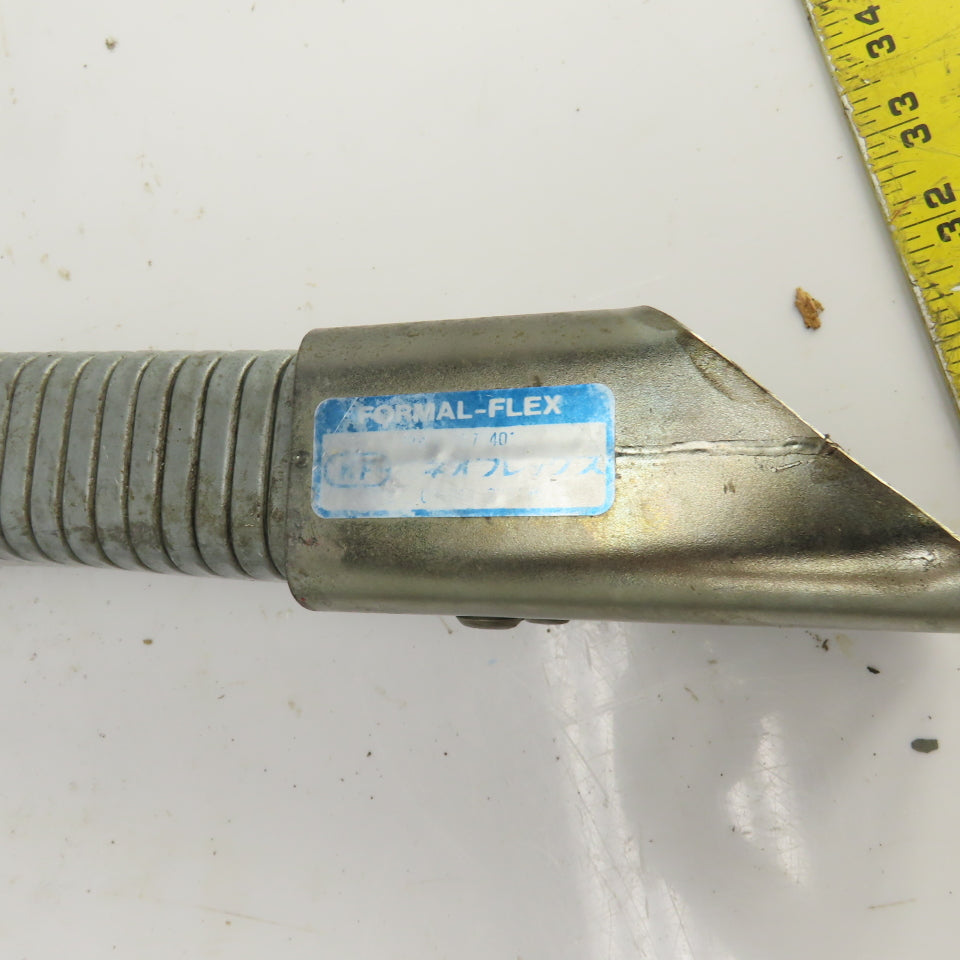 Formal-Flex 52-1/4" OAL Enclosed Cable Energy Chain 3" x 1-1/4" ID W/Connectors
