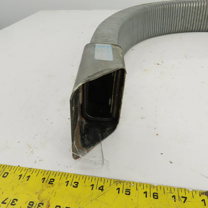 Formal-Flex 52-1/4" OAL Enclosed Cable Energy Chain 3" x 1-1/4" ID W/Connectors