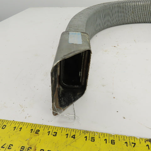 Formal-Flex 52-1/4" OAL Enclosed Cable Energy Chain 3" x 1-1/4" ID W/Connectors
