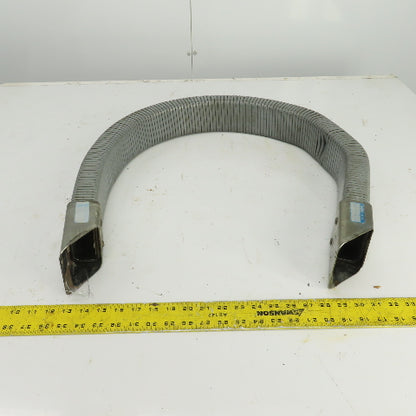 Formal-Flex 52-1/4" OAL Enclosed Cable Energy Chain 3" x 1-1/4" ID W/Connectors