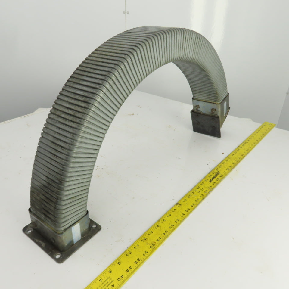 Formal-Flex 35" OAL Half-Moon Enclosed Cable Protector 4"x 2-1/2" ID W/Connector