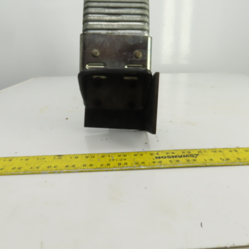 Formal-Flex 35" OAL Half-Moon Enclosed Cable Protector 4"x 2-1/2" ID W/Connector