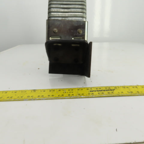 Formal-Flex 35" OAL Half-Moon Enclosed Cable Protector 4"x 2-1/2" ID W/Connector
