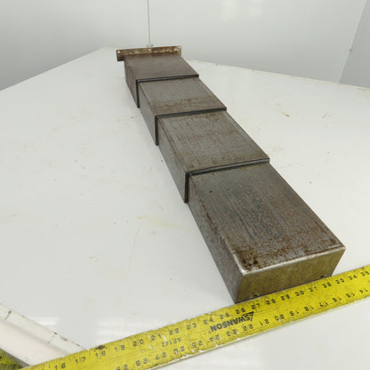 Leblond Makino FNC74 38" Extended Length Telescopic Steel Way Cover 6-1/2" Wide