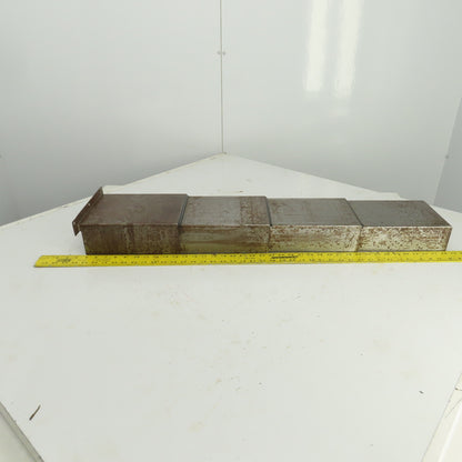 Leblond Makino FNC74 38" Extended Length Telescopic Steel Way Cover 6-1/2" Wide