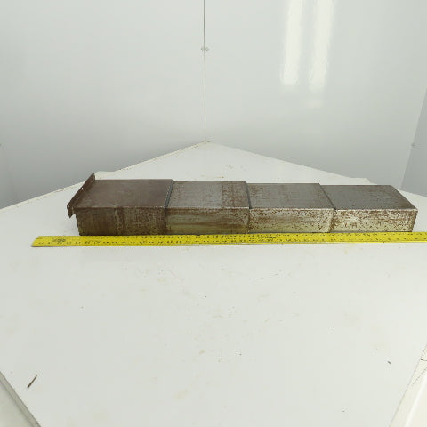 Leblond Makino FNC74 38" Extended Length Telescopic Steel Way Cover 6-1/2" Wide