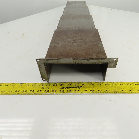 Leblond Makino FNC74 38" Extended Length Telescopic Steel Way Cover 6-1/2" Wide