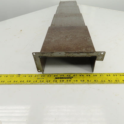 Leblond Makino FNC74 38" Extended Length Telescopic Steel Way Cover 6-1/2" Wide