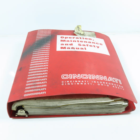 Cinccinnati CL-6 Operation Maintenance and Safety Manual
