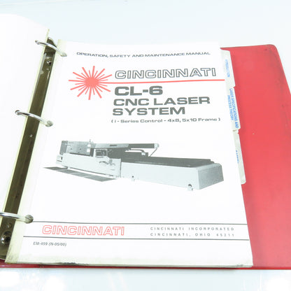 Cinccinnati CL-6 Technical Training Manual