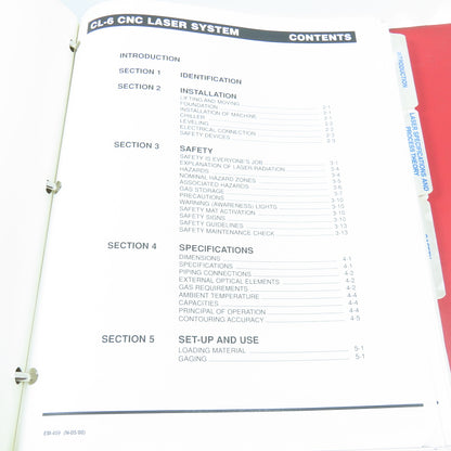 Cinccinnati CL-6 Technical Training Manual