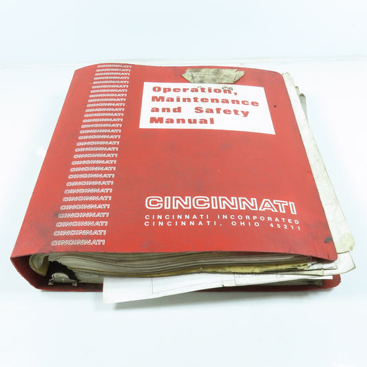 Cinccinnati CL-6 Operation Maintenance and Safety Manual