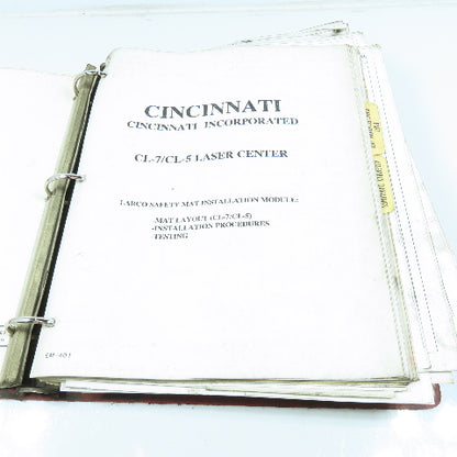 Cincinnati CL-6 Operation Maintenance and Safety Manual