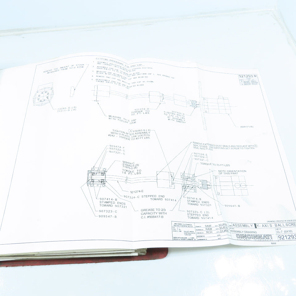 Cincinnati CL-6 Operation Maintenance and Safety Manual
