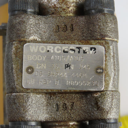 Norbro 10-RKB40-1SG1-E0B-RB 40R Ser. Pneumatic Actuator W/Worcester A105/A105
