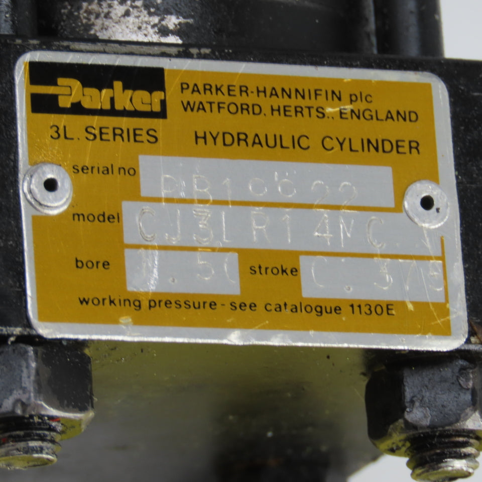 Parker CJ3,LR14MC Double Acting Hydraulic Cylinder 1-1/2" Bore 0.375" Stroke