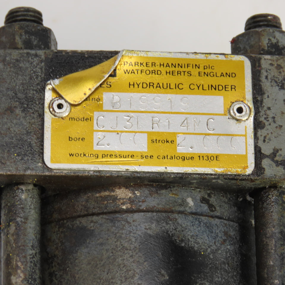 Parker CJ3LR14MC Double Acting Hydraulic Cylinder 2" Bore 2" Stroke 5/8" Rod
