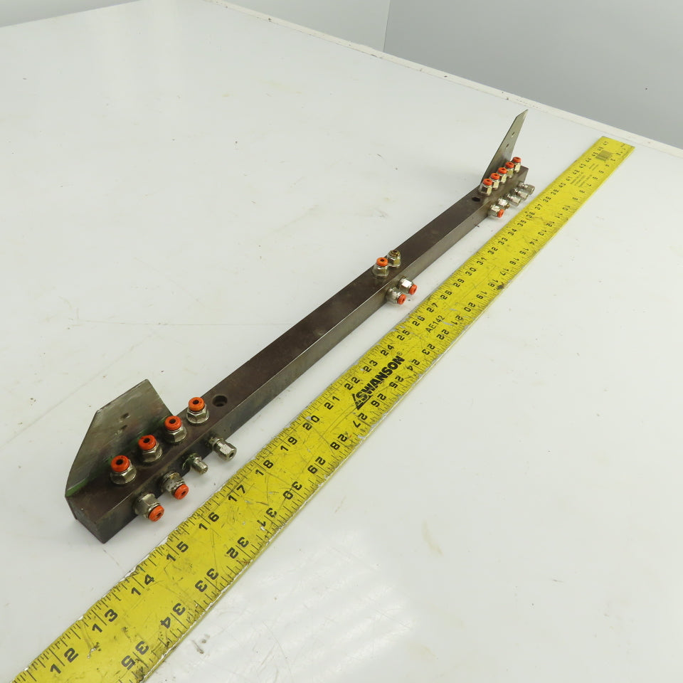 11 Port Airline Separator/Spreader Organizer Bar W/Quick Connects 24-1/2" OAL