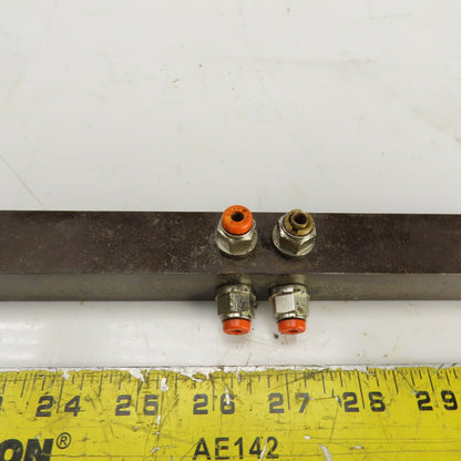 11 Port Airline Separator/Spreader Organizer Bar W/Quick Connects 24-1/2" OAL