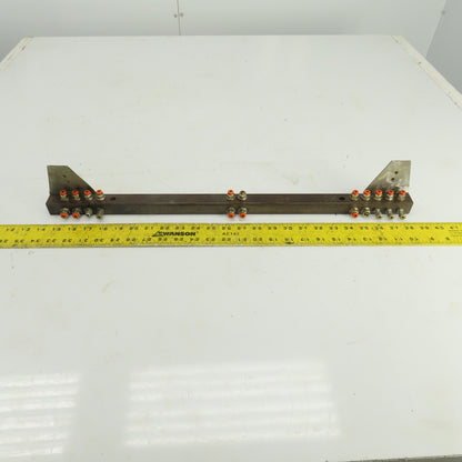 11 Port Airline Separator/Spreader Organizer Bar W/Quick Connects 24-1/2" OAL