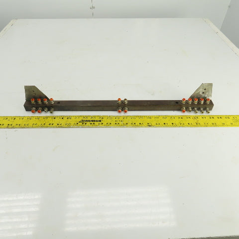 11 Port Airline Separator/Spreader Organizer Bar W/Quick Connects 24-1/2" OAL