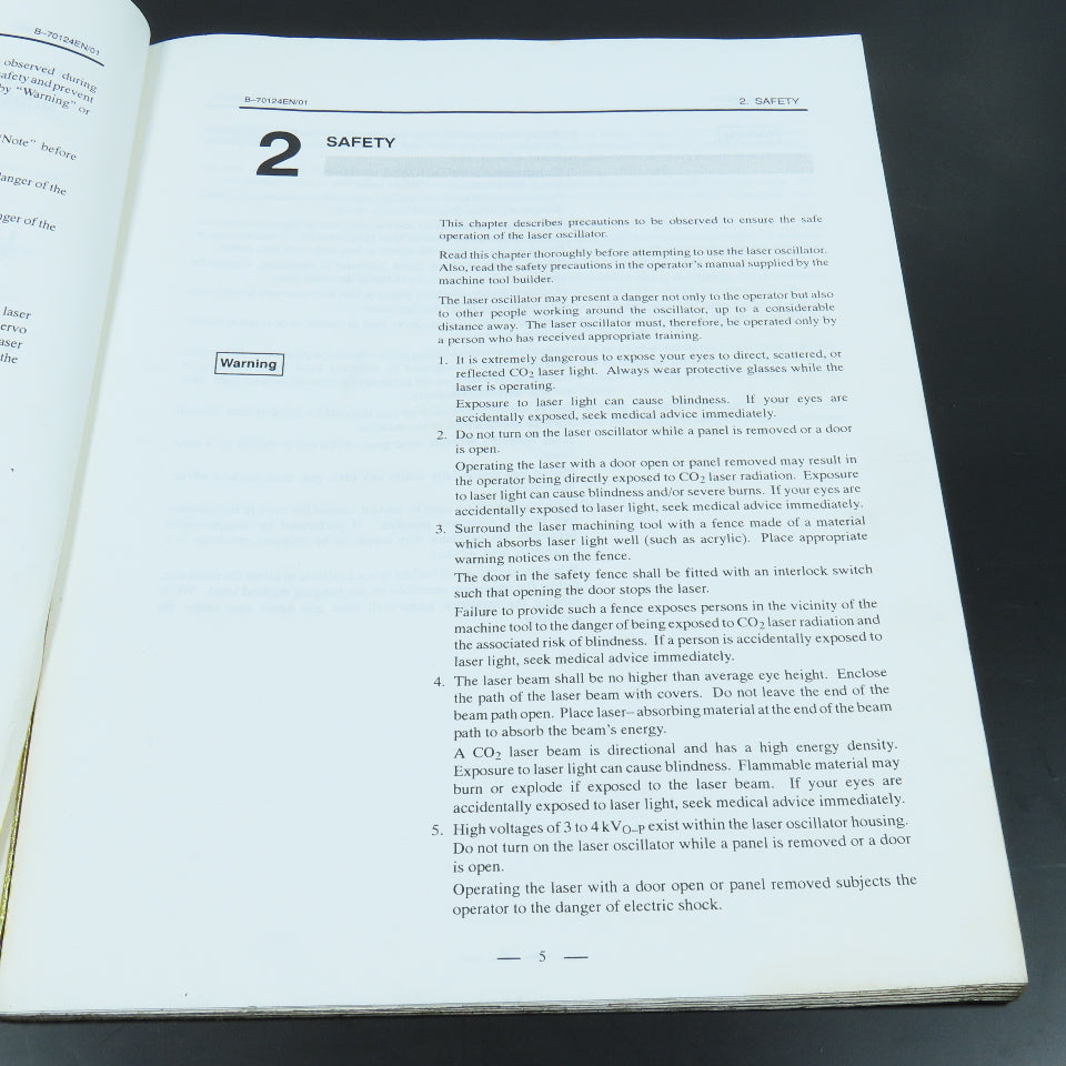 GE Fanuc GFZ-70124EN/01 Laser C Series Operators Manual